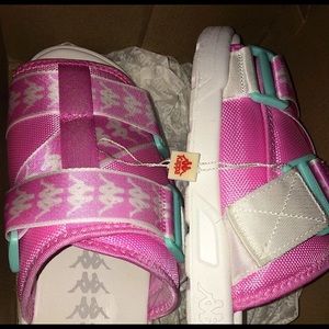 Kappa Banda Mitel slides 222- pink multicolored